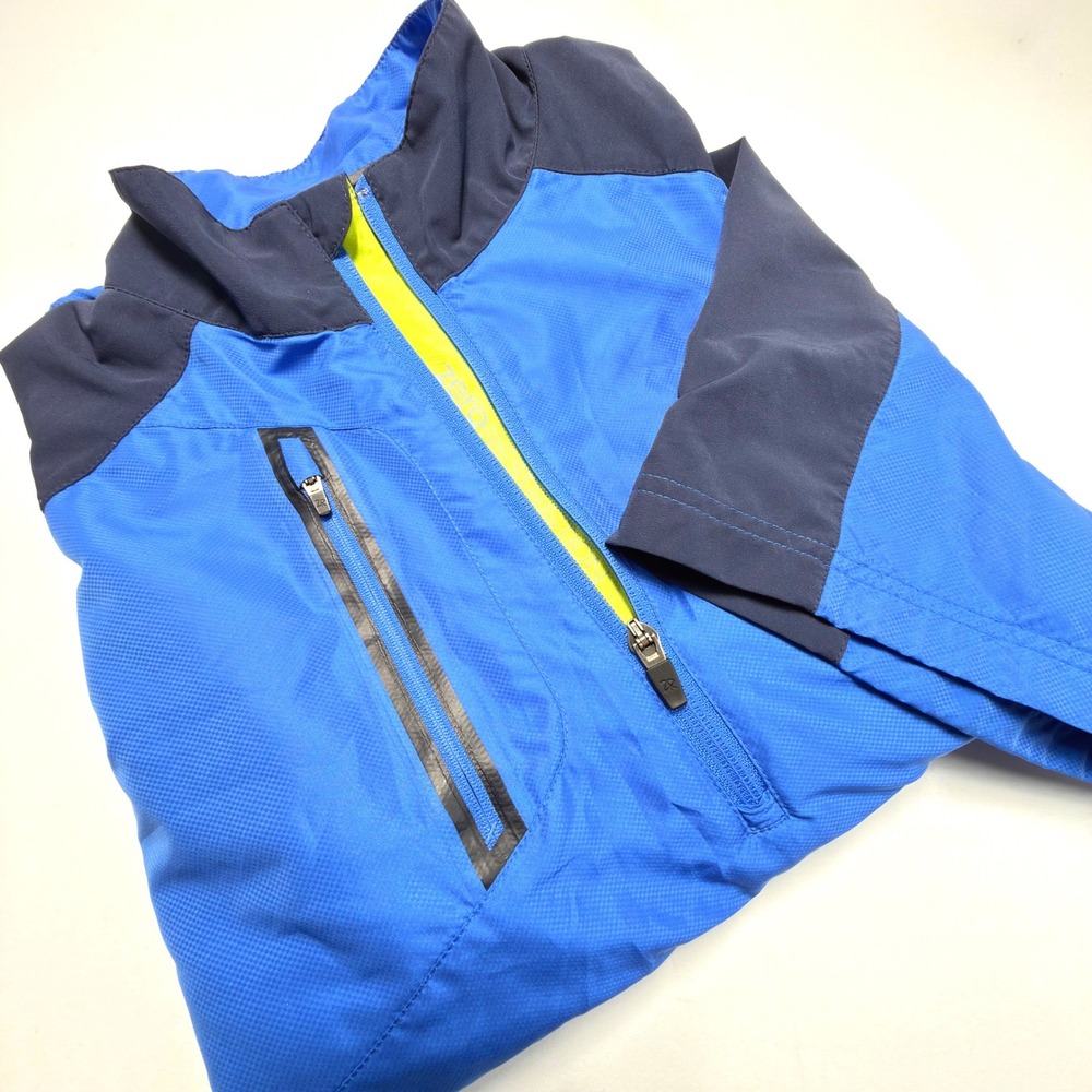 Zero Restriction Tour Series Golf Pullover Jacket Men's Large Blue 1/4 Zip